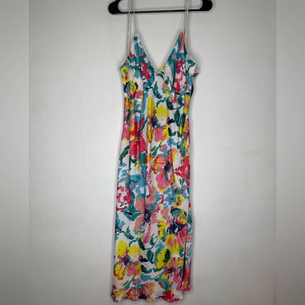NWT Forever 21 Vibrant Floral Maxi Dress